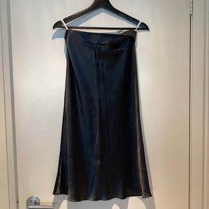 Aritzia midi slip skirt